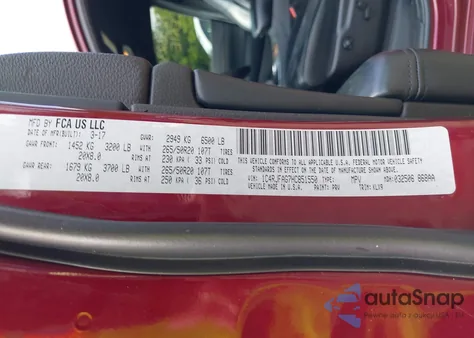 2017 Jeep Grand Cherokee Altitude 4X4 из США, поврежденный, VIN 1C4RJFAG7HC851550